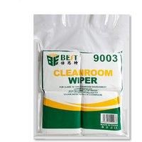 100/200/300Pcs Anti-static Dust Cleanroom Laptop LCD Glass Microfiber Polyester Bag Lint Free Dustless Mobile Phone Screen Wiper