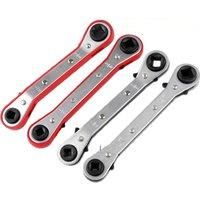 1Piece Double End Ratchet Wrench for Air Conditioning Valves Cold Storage Refrigeration Equipment Maintenance Quick Tool