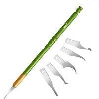 5 Blades in 1 Repair Glue Removal Knife for Chip Removal/ Shoveling/Cutting/Glue Removal