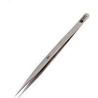 202 Stainless Steel Straight Tweezers Anti-static Forceps Precision Tweezers for PCB Link Jumper Wire Soldering Repair