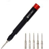 6 in 1 Fixed/Adjustable Torque Screwdriver Set S2 Steel Bits for Repair Phone Computer Electronics