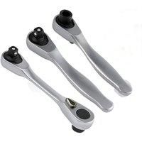 1Piece Ratchet Wrench Bidirectional Ratchet Screw Wrench Small Space Operation Forward and Reverse Rotation Ratchet Wrench