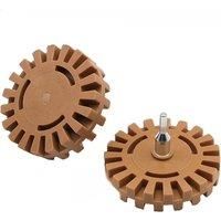 4 Inch Pneumatic Car Rubber Eraser Wheel Pad 100mm Polishing Degumming Disc Decal Eraser Wheel Car