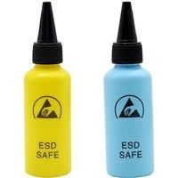 Anti Static Solvent Bottle Stainless Steel Needle Glue Dispenser Alcohol Bottle for Electronics PCB Board Phone Cleaning Tool