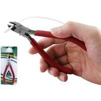 5inch Wire Cutting Pliers Cutting Side Snips Nipper Hand Tools Electrical Wire Cable Cutters for