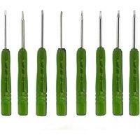20Piece 85mm Mini Screwdriver CR-V Steel Screwdriver Bits Phillips/Flat/Torx/ 5-Point/Y Tip for