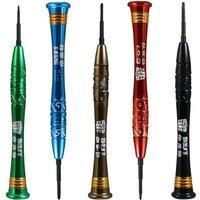 5Pcs Multi-function Screwdriver Set S2 Steel Screwdriver Bits T5/T6/PH00/PH000/0.8 5-Point Star for