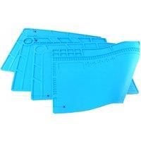 Soft Silicone Work Pad High Temperature Resistant For Hot Air Gun Soldering Iron Station Repair