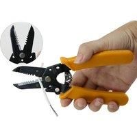 6 inch Wire Stripper PVC Handle Automatic Spring Cut Copper/Aluminum/Soft Wire Peelable 0.5-1.6mm