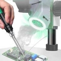 Microscope LED Smoking Device With Circular Illuminator Exhaust Fan For Microscopes PCB Board
