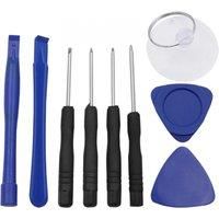 9 in 1 Screwdriver Set 0.8 Pentalobe PH000 2.0 Slotted 0.6Y Screwdriver Suction Cup Opening Pry Tool