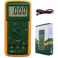 Digital Multimeter Digital LCD Tester Auto Power Off Handheld Large Screen with Buzzer DMM Meter for