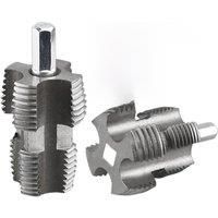 1Pcs 4/6 Inch PPR Pipe Threading Tool PVC Plastic Pipe Threader Double Head Internal Pipe Threading