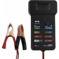 12V/24V LCD Digital Battery Tester Auto Battery Analyzer Charging Cranking System Tester Car Battery