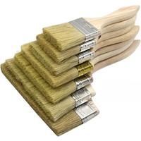 1Piece Paint Brushes Durable Wooden Handle Bristle Premium Painting Tool Brush for Furniture Home