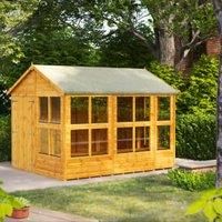 Power Sheds 10 x 8ft Double Door Apex Shiplap Dip Treated Potting Shed