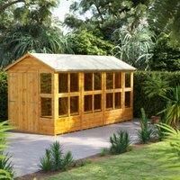 Power Apex 14' x 6' Double Door Potting Shed