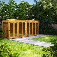 Power Pent 16' x 4' Summerhouse