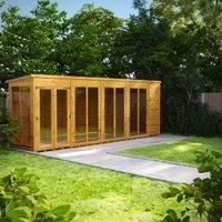 Power Pent 18' x 4' Summerhouse