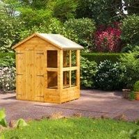 Power Apex 4' x 6' Double Door Potting Shed