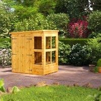 Power Pent 4' x 6' Double Door Potting Shed