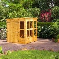 Power Pent 6' x 6' Double Door Potting Shed