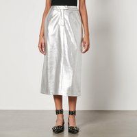 Jakke Oakland Faux Leather Midi Skirt - S