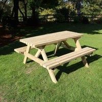 Churnet Valley Garden Furniture Churnet Valley Deluxe Picnic Table 1500