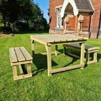 Churnet Valley Garden Furniture Churnet Valley Butcher Table Set