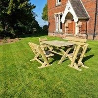 Churnet Valley Garden Furniture Churnet Valley Ashcome Table Set Sits 6