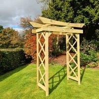 Churnet Valley Garden Furniture Churnet Valley Tokyo Arch 4Ft