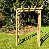 Hawthorn 3 Foot Rose Arch, Wood