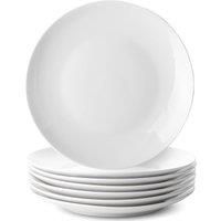 Dinner Plates Porcelain 4 Piece Set Coupe 10.5"