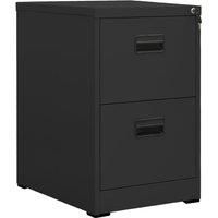 Berkfield Home Filing Cabinet Anthracite 46x62x72.5 cm Steel in Black