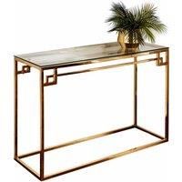 Cesar Gold Console Table