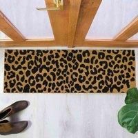 Artsy Doormats Leopard Print Patio Doormat