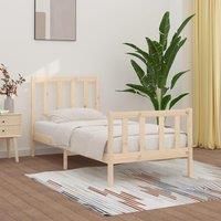 Bed Frame Solid Wood 90x200 cm