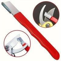 1 PC Sharpener Garden Shears Messy Knife Open Blade Electric Pruning Shaper Tree Fruit Scissors