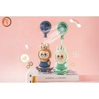 Electric Lafufu Cute Desk Fan & Led Lamp - 3 Options, 3 Colours