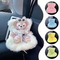 Cute Doll Car Safety Seat Car Air Outlet Decoration for 17cm labubu Car Interior Decoration