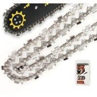 Chainsaw Chain Chain Saw Blade 20 inch 38 Blade 76 Sections Handheld Chain Saw Guide Chain Suitable
