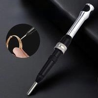 Gold Silver Nail Sanding Pen Handle Engraving Pen Accessory Nail Sanding Needle Metal Sanding Needle