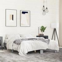 Berkfield Home Bed Frame without Mattress Grey Sonoma 150x200 cm King Size