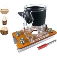 Slotted Bracket Invisible Fasteners 2 In 1 Punch Locator Woodworking Slotting Aid Tools for 65mm