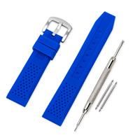 VINBAND Watch Strap 16mm, 18mm, 20mm, 22mm, 24mm (24mm, blue)