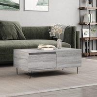 Coffee Table Grey Sonoma 90x50x36.5 cm Engineered Wood