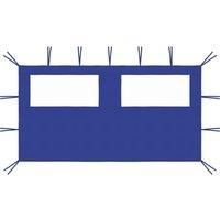 Gazebo Sidewall with Windows 4x2 m Blue