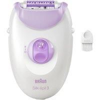 Braun Silk- pil 3 Corded Epilator For Hair Removal Weeks Of Smooth Skin 3-000
