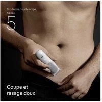 Braun Bodygroomer Series 5, +2 Accessories, Trimming and Shaving for Sensitive Areas, 100 Min Battery Life, with Extra Skin Protection, Waterproof, BG5500, Grey