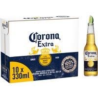 Corona Lager Beer Bottles 10 x 330ml